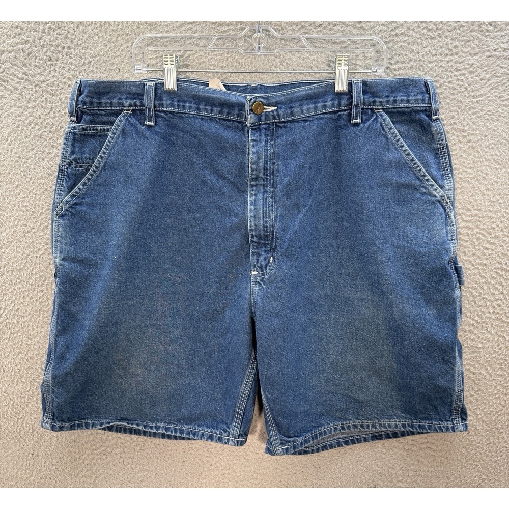 Vintage Carhartt Shorts Mens 42 Blue Carpenter Jorts Workwear Grunge B28 DST